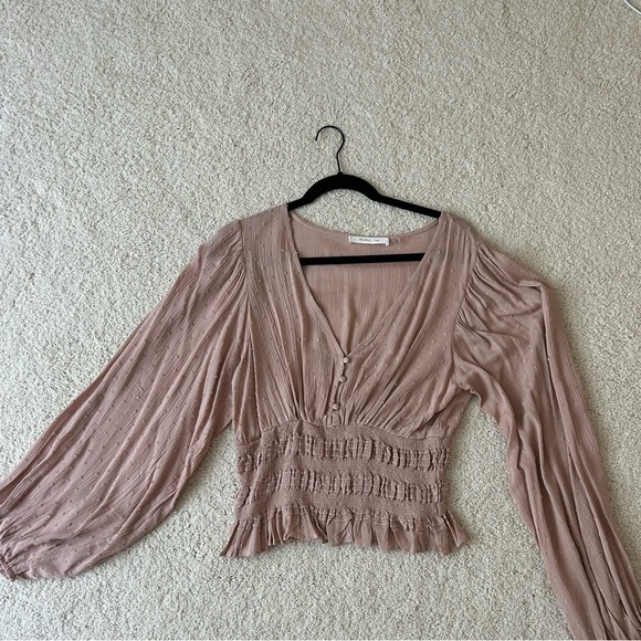 Blush colored blouse from Altar’d State size Large - Picture 1 of 2
